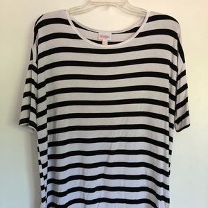 LuLaRoe XXS Irma Black and White